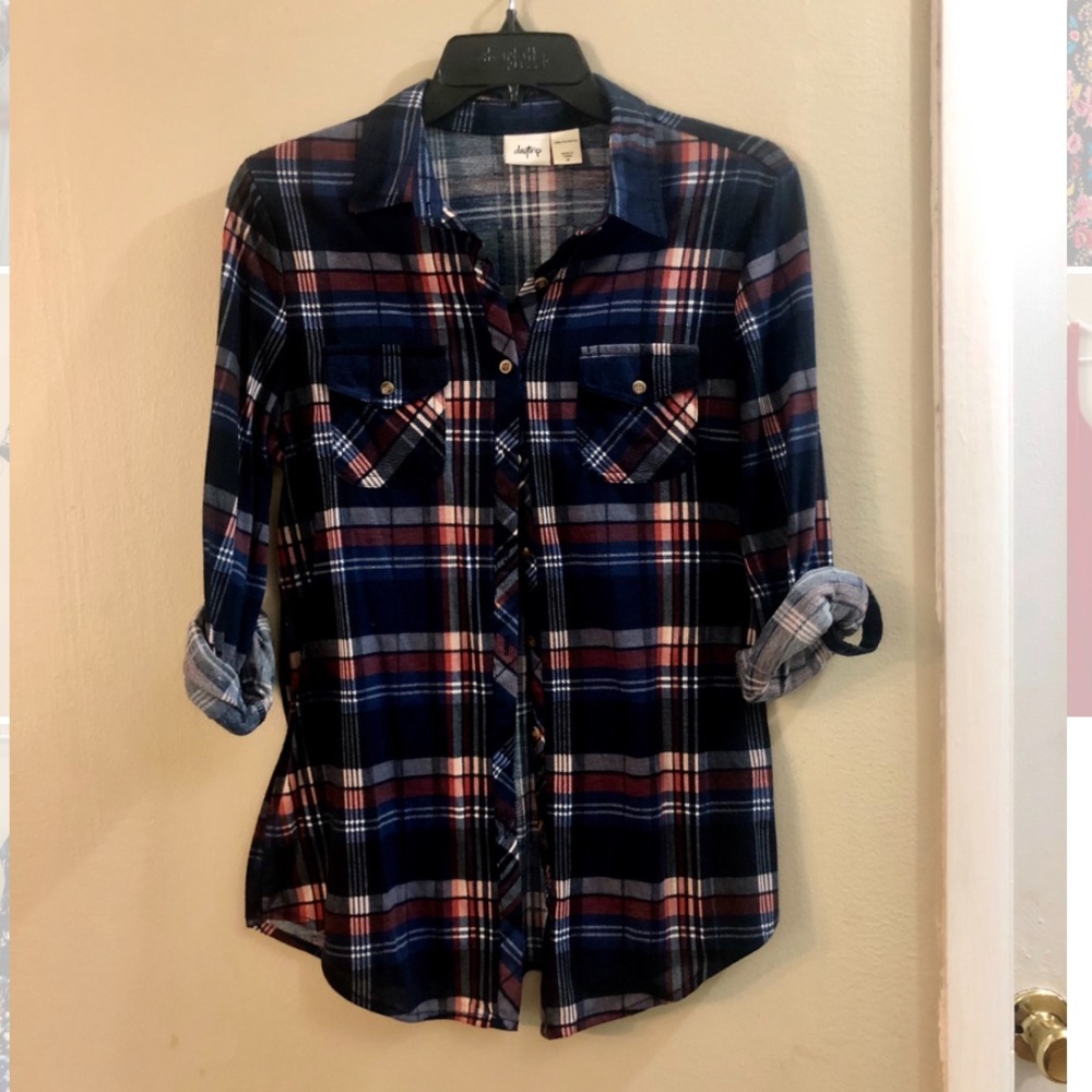 Button up flannel shirt